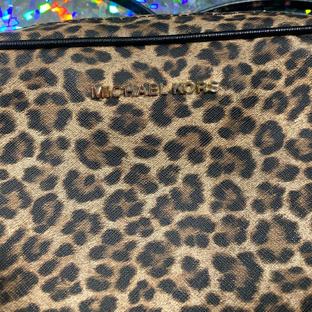 Michael Kors leopard crossbody